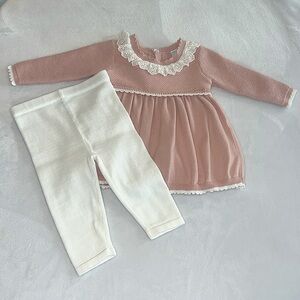 Edgehill Collection Pink and White Kids Matching Set
